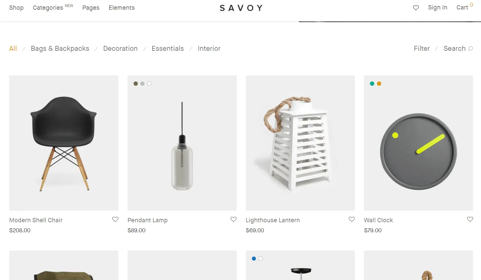 قالب Savoy